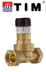 картинка Перепускной  клапан TIM Ø3/4" гай./гай. ПРЯМОЙ BL0833 от магазина SWG