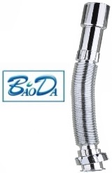 картинка BAODA India Гофра 1 1/2''x40 ХРОМ 1100мм 465-40 от магазина SWG