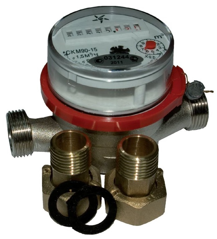 картинка Счетчик воды ПК-Прибор Ду40 (1 1/2") 190мм /Универсал./ от магазина SWG