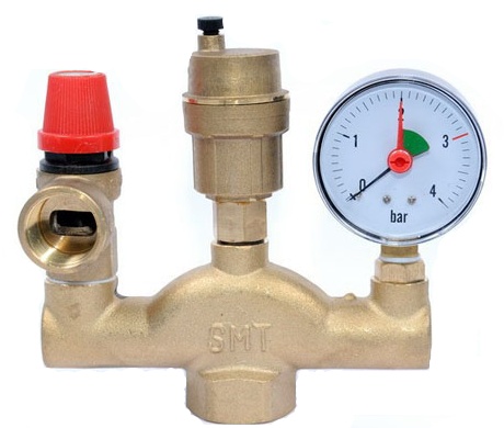 картинка Группы БЕЗОПАСНОСТИ *КОТЛА* S.W.G. Ø3/4"(20мм)  (3в1) от магазина SWG